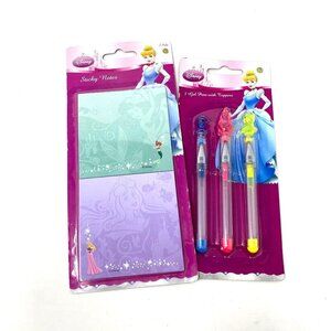 Vintage Sandylion x Target Disney Princess Sticky Notes and Mini Gel Pens